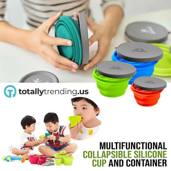 Multifunctional Collapsible Silicone Cup and Containe